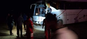 حادثه برای اتوبوس مسافربری محور تهران بهبهان - پایگاه خبری تحلیلی بهبهان نو