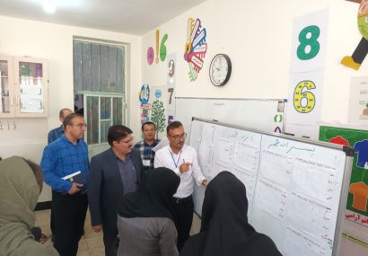 بازدید از فرایند سازماندهی معلمان مطقع ابتدایی